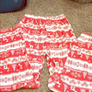 Red, White Christmas Pants